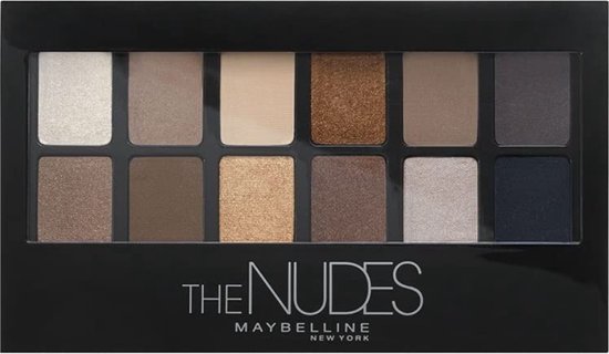 Maybelline New York - The Rock Nudes Palette - Oogschaduw palette met 12 Nude Kleuren Oogschaduw