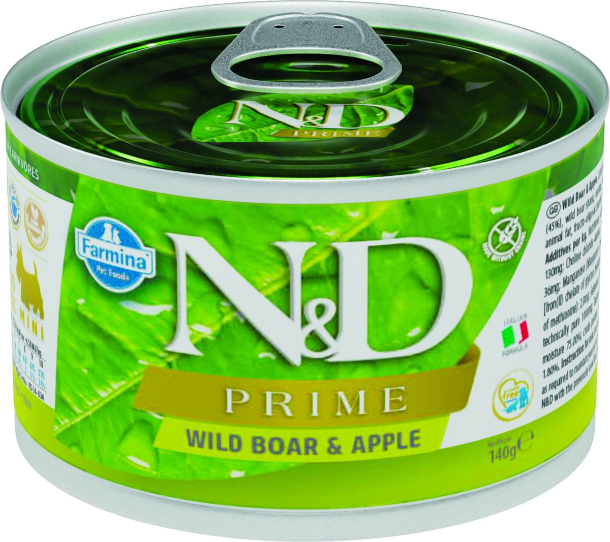 N&D N&D Prime natvoeding voor de hond Wild Zwijn 140 gr. - per 6 stuks