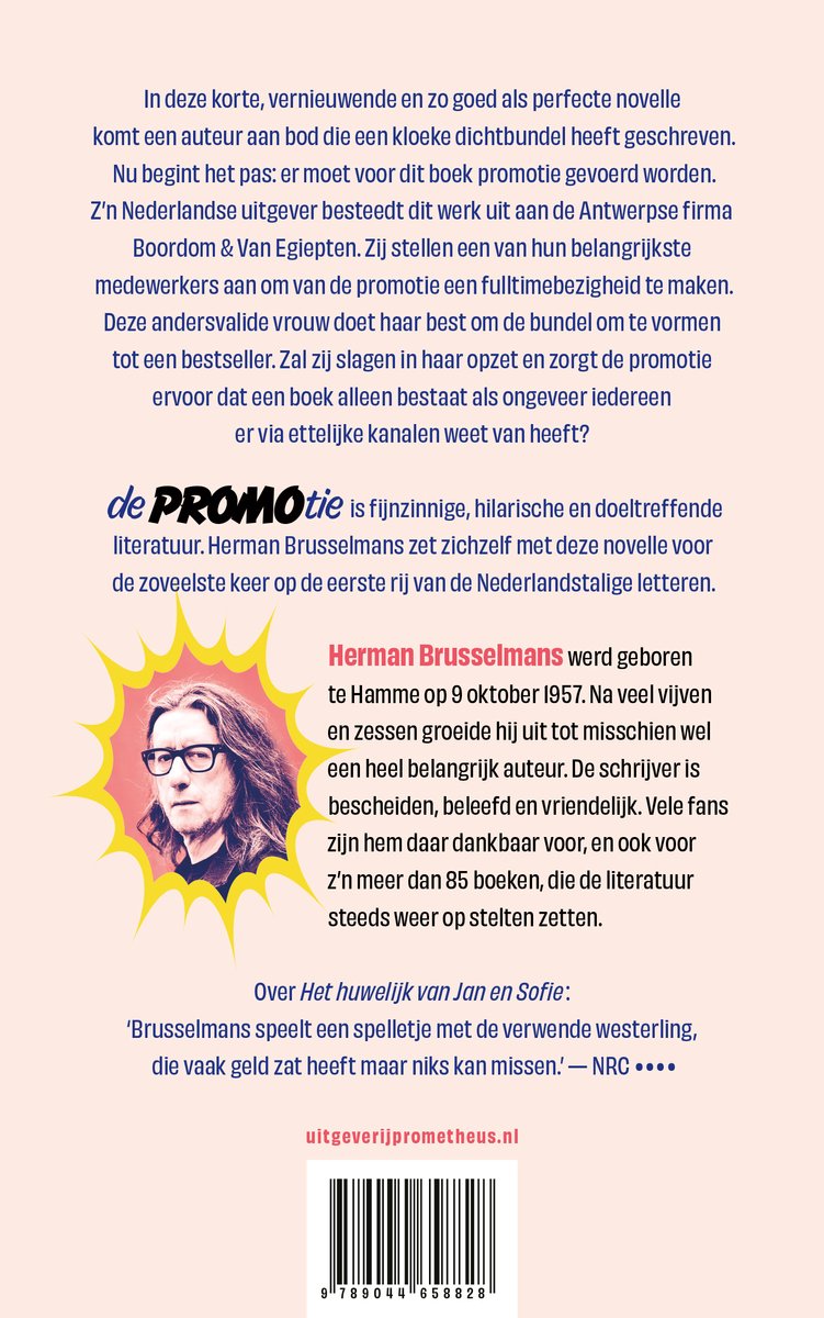 De promotie - back cover