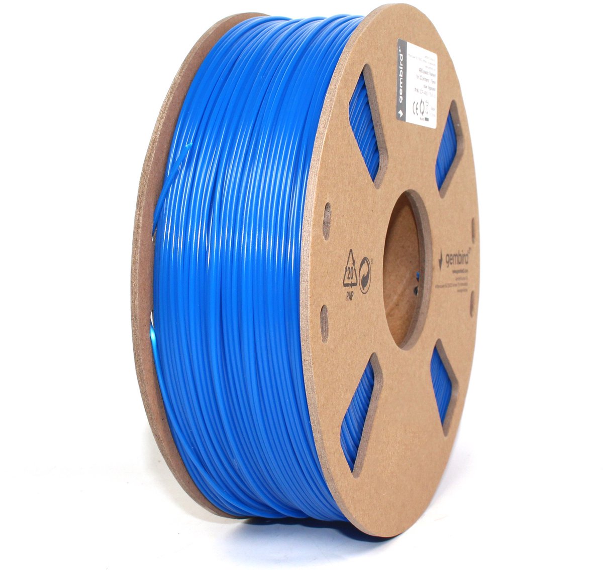 Gembird3 3DP-ABS1.75-01-B - Filament ABS, 1.75 mm, blauw