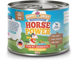 HAPPY JACKY Mono 6x200gD - Paard met zoete aardappel, peer & peterselie