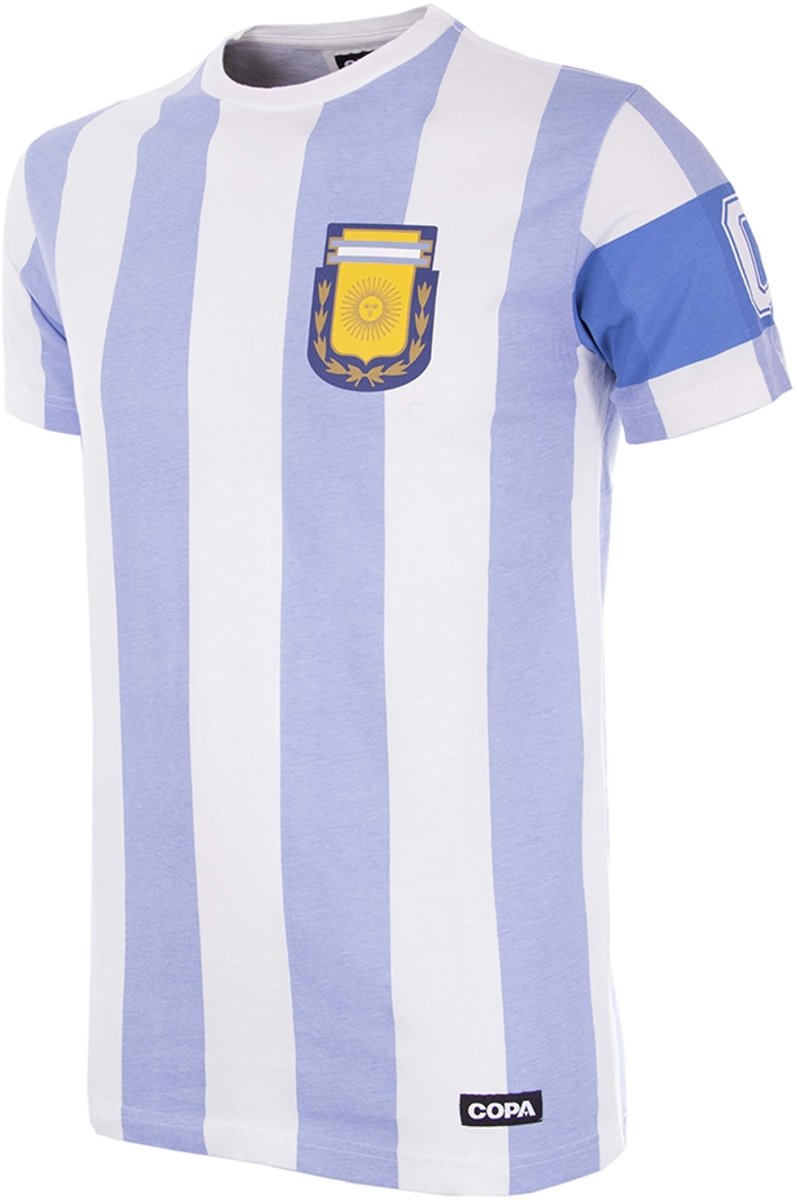 COPA Football - Argentinië Capitano - T-shirt - Heren - XL - Wit