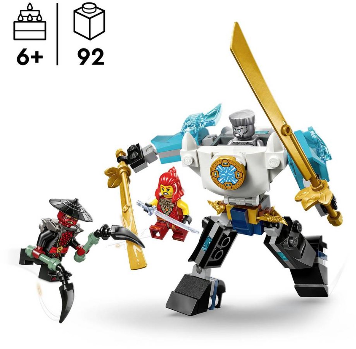 LEGO NINJAGO Zane's strijdmecha set - 71827 — afbeelding 12