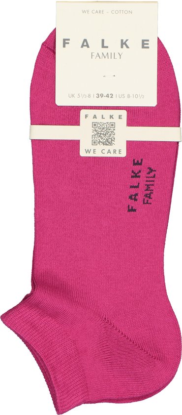 FALKE Family socquettes pour femmes - coton - rose fuchsia (baie) - Taille: 35-38