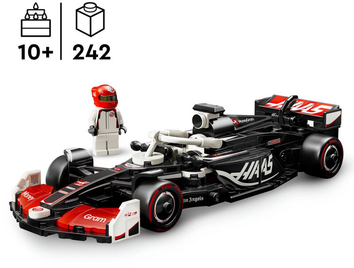 LEGO Speed Champions MoneyGram Haas F1 Team VF-24 racewagen Set - 77250 — afbeelding 24