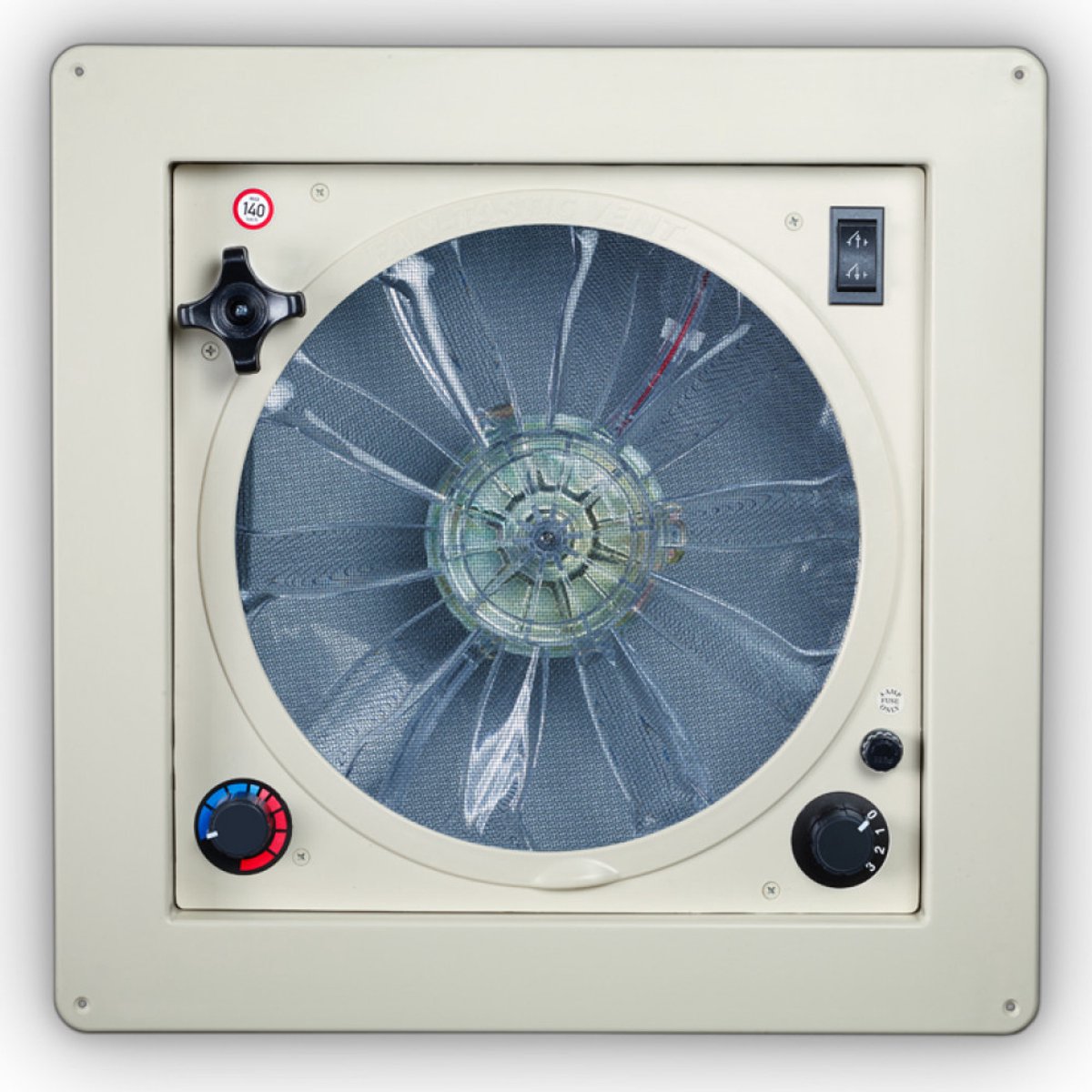 Dometic FanTastic Vent 2250  Dakventilator met witte koepel, 400 x 400 mm