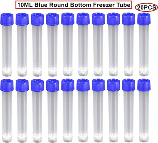 Flacons tubulaires en verre ambré transparent de 2ml 4ml 5ml 6ml 7ml 8ml 10ml 15
