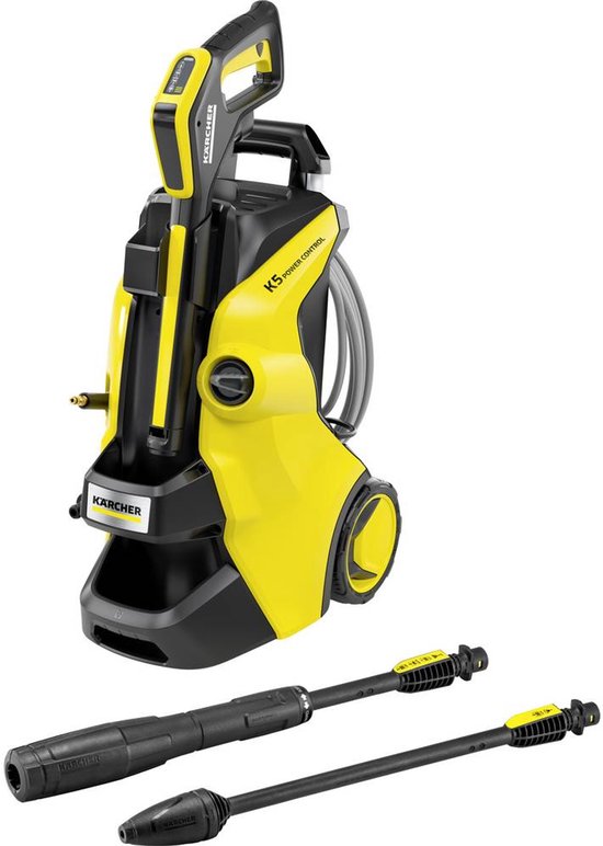 Kärcher K 5 Power Control Flex Hogedrukreiniger - PremiumFlex hogedrukslang - 145 bar - 500 l/u - 40 m²/u - App ondersteuning