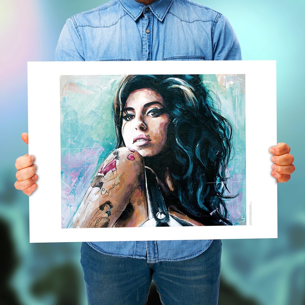 Jazz en Soul muziek poster 70x50 cm