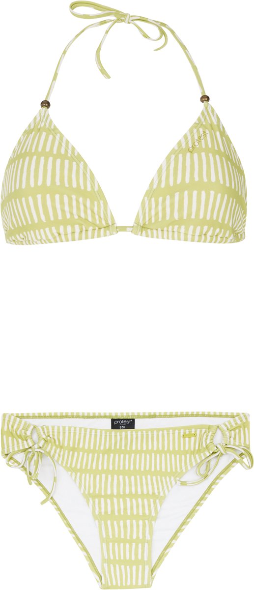 Protest Prtdada – Triangle bikini set Dames – Koordsluiting – Uitneembare vulling Groen