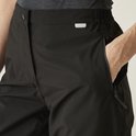 Dames zwarte outdoor broek met ritszak