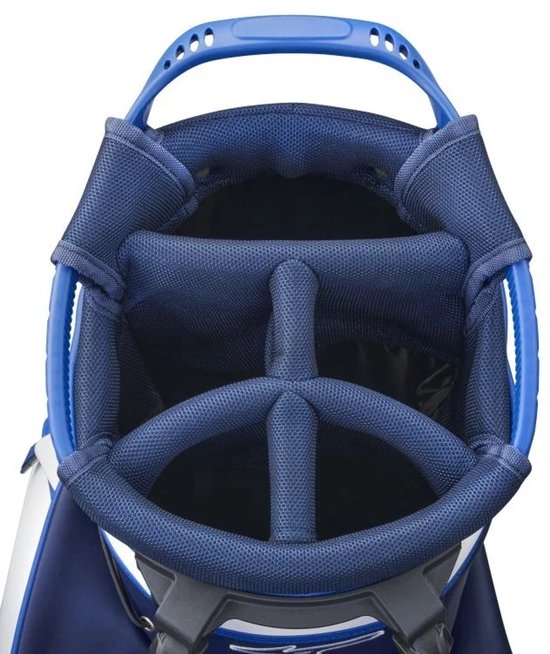 Mizuno Tour Staff 2025 Golftas - Standbag - Wit Blauw van Mizuno — afbeelding 4