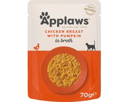 Applaws pouch vlees kip en pompoen - 12 ST à 12 X 70 gr