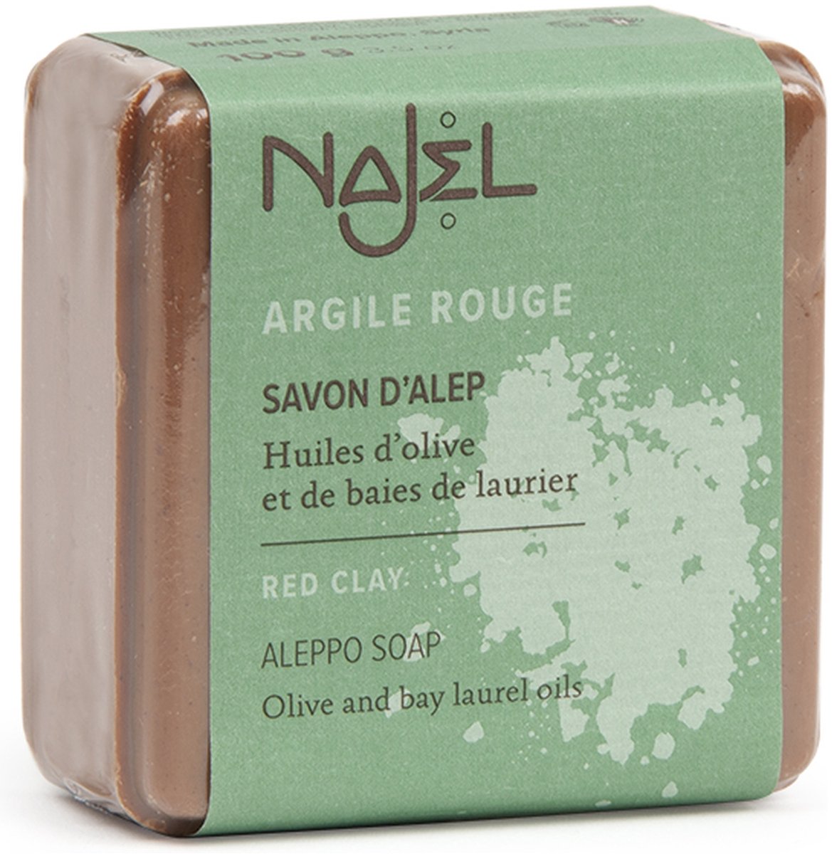 Goedkoopste Najel - Aleppo scrubzeep rode klei - 100 gram