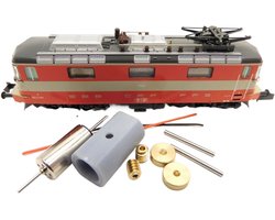 micromotor NH012C motor ombouwset voor Hobbytrain Re 4/4 II