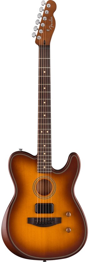 Fender Acoustasonic Standard Telecaster, Honey Burst RW - Solid body akoestische gitaar - sunburst