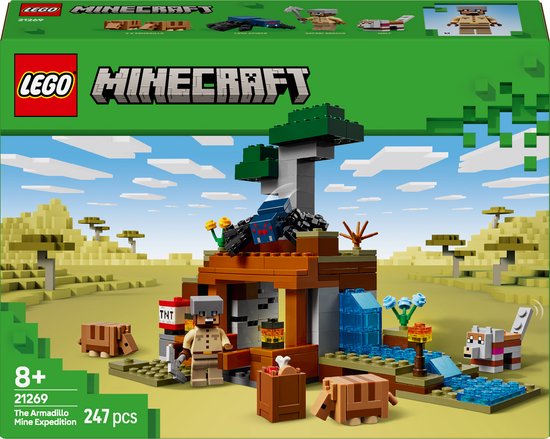 LEGO Minecraft De gordeldieren bij de mijn – 21269