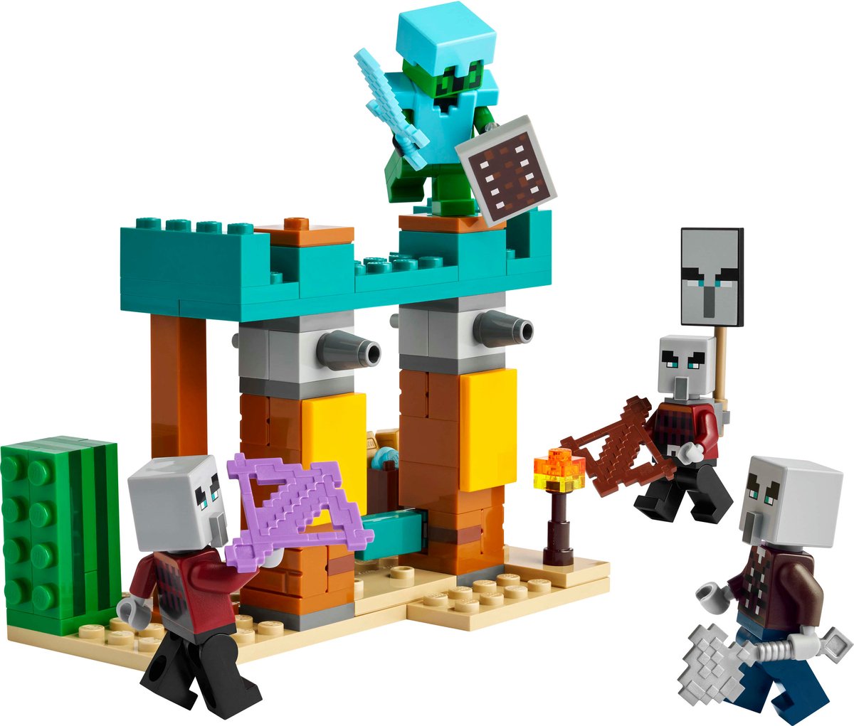 LEGO Minecraft De Illagers in de woestijn gamingset voor kinderen - 21267 — afbeelding 10