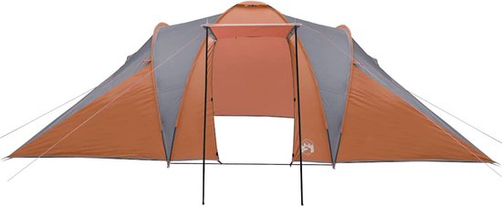 vidaXL - Koepeltent - 6-persoons - waterdicht - grijs - en - oranje van Vidaxl — afbeelding 4
