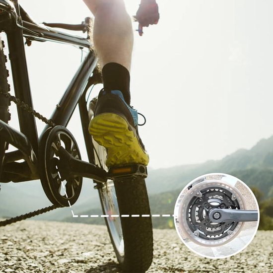 Kettingbeschermer Voor Racefiets En Mountainbike – Beschermhoes Voor 38-40t Tandwielen, Zwart, Kunststof/hars, Geluiddempend