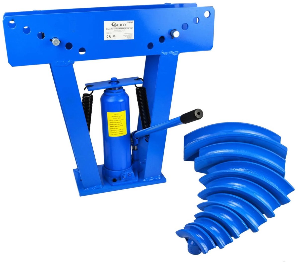 GEKO Hydraulische pijpenbuiger - 16 ton - robuust staal - vloerstaand model