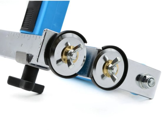GEKO Dubbelzijdige plaatensnijder - Precieze sneden - 38 mm mes - Instelbare breedte