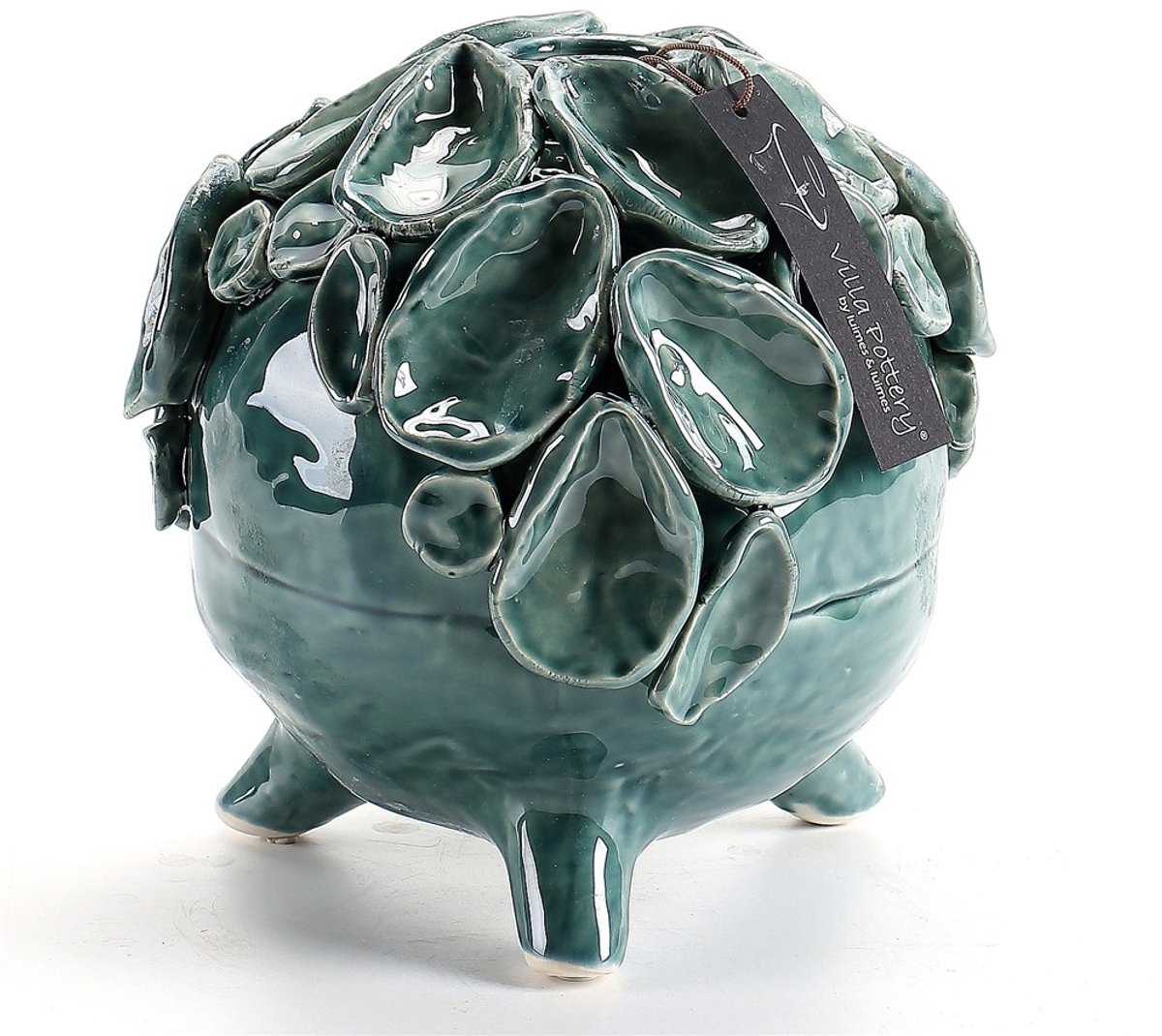 Blauwe Schelpenvaas Suus D18xH19
