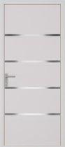 Bol.com Vente-unique Voordeur van aluminium H218 x L96 cm wit - Rechts openslaand - ISALINA aanbieding