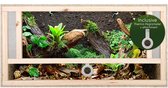 REPITERRA® Terrarium reptielen & amfibieën voorventilatie 80x40x40 cm