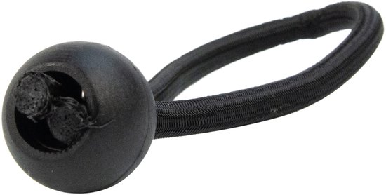Spanner elastiek bal 10cm zwart 10 stuks van Merkloos — afbeelding 3