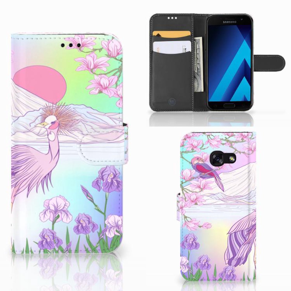 Samsung Galaxy A30 Telefoonhoesje met Pasjes Bird