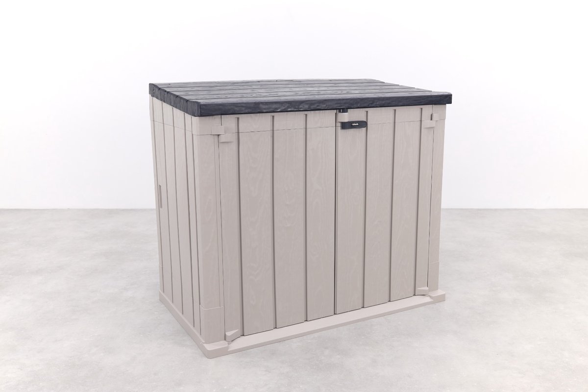 Toomax Stora way opbergbox 842 liter - taupe donker grijs
