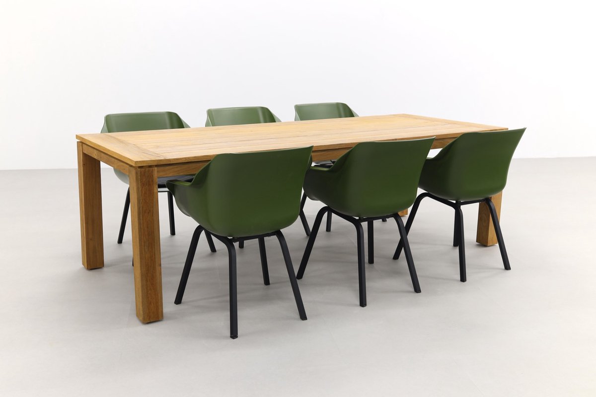 Hartman Sophie Moss Green/Rome brown 240 cm. tuinset - 7-delig