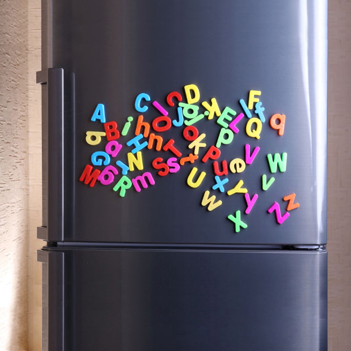 Magnetische muurstickers voor decoratie - Pak van 26 magnetische alfabetletters