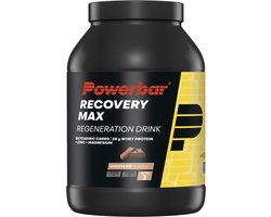 Powerbar herstelshake Recovery Max Chocolate eiwitten en koolhydraten
