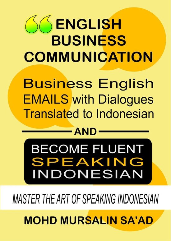 Learn Indonesian Language 1 - Business English Communication ... - cover