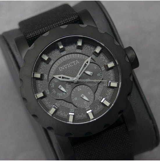 Invicta I-Force 47586 Heren Horloge - Quartz Uurwerk - Roestvrij Staal met groene Wijzerplaat - 46mm