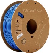 Polymaker PM70949 Regular Filament PLA+ Gering kunststofgehalte, Hoge stijfheid 1.75 mm 1000 g Blauw PolyTerra™ 1 stuk(