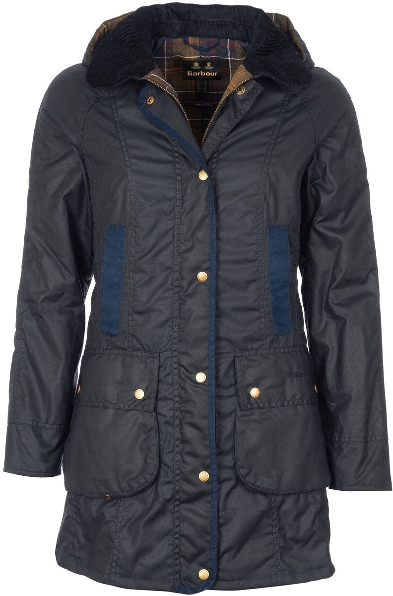 Barbour Bower Wax Jacket lwx0534ny92 10 Blauw