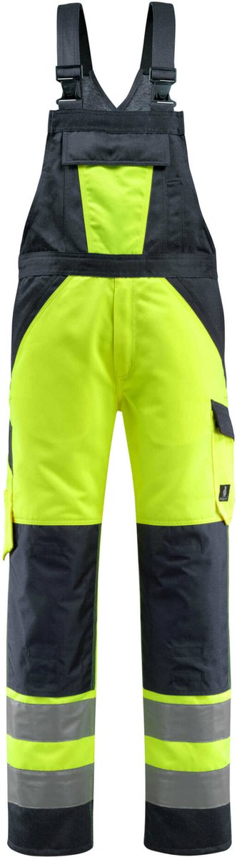 Mascot Safe Light Amerikaanse overall met kniezakken 15969-948 - hi-vis geel/donkermarine - C46 - 82