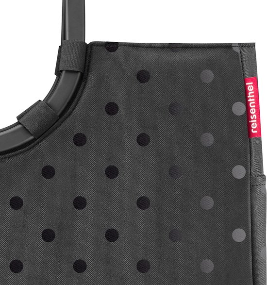 Reisenthel Loopshopper L Shopper Sac de Course - 25L - Frame Glossy Dots Noir