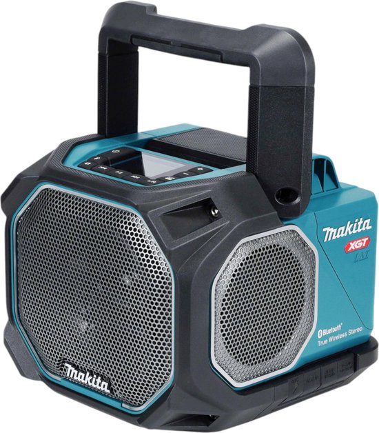 Makita MR014GZ Bluetooth speaker 18V LXT 40V XGT accu + netstroom IP65 waterdicht robuust geluid