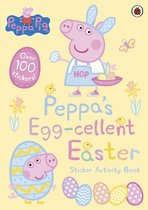 Peppa Pig: Peppa's Egg-cellent Easter Sticker Activity Book met meer dan 100 stickers. Peppa als paashaas met mandje eieren.