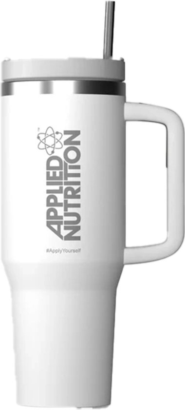 Foto: Promixx pursuit rvs shakebeker 950ml 100 lekvrij proten shaker shake beker bpa vrij slipvrije grip midnight blue