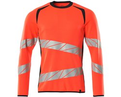 Mascot Accelerate Safe Sweatshirt 19084-781 - hi-vis rood/donkermarine - 4XL