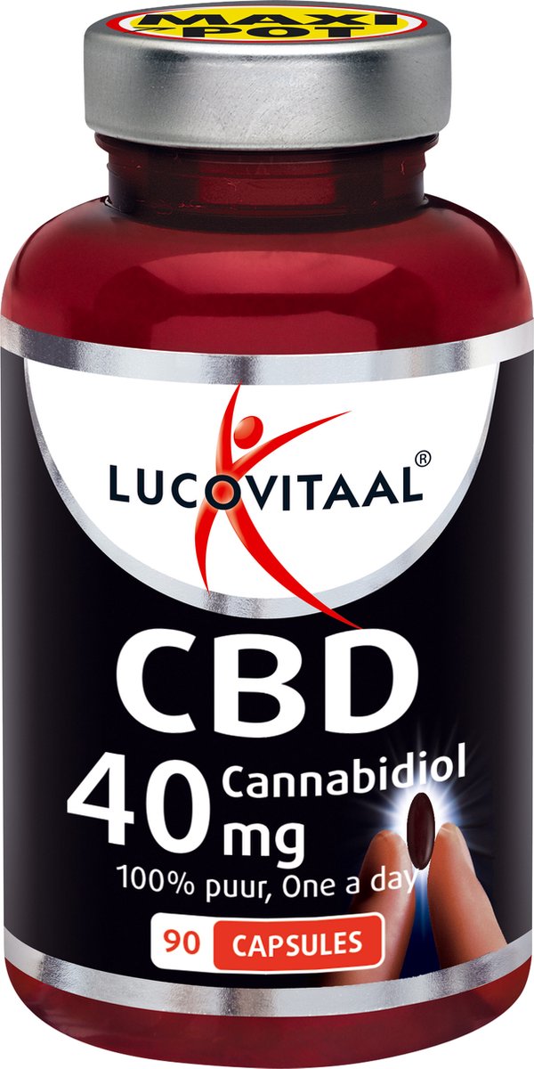 Goedkoopste Lucovitaal CBD Cannabidiol 40mg (90ca