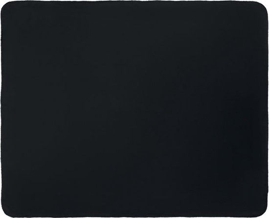 Zwart/zilveren fleece deken 150 x 200 cm Zwart/zilveren fleece deken 150 x 200 cm