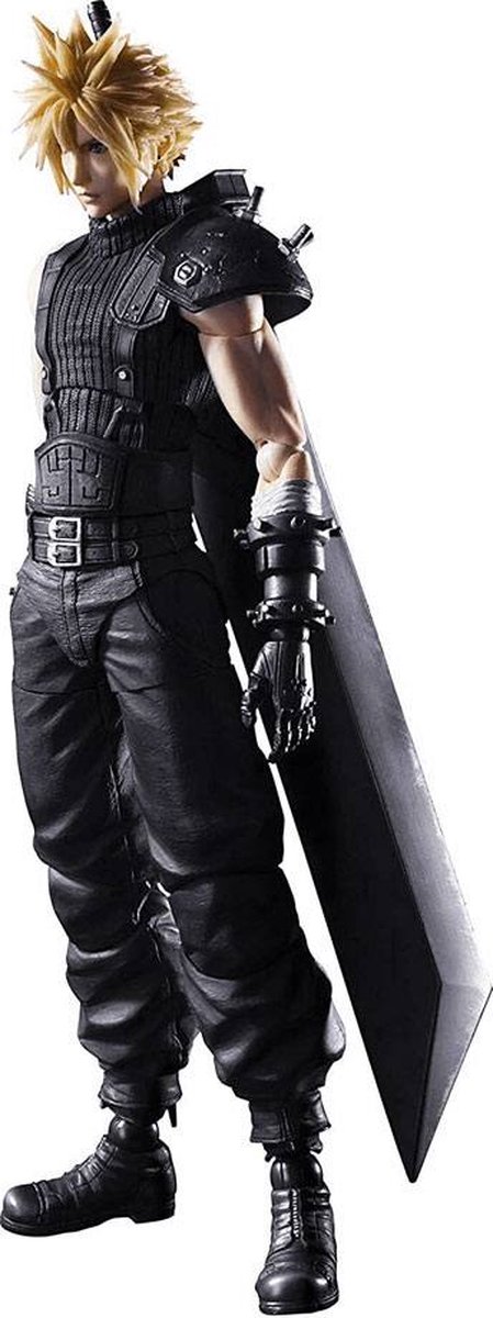 Square-Enix Final Fantasy VII Remake Play Arts Kai Action Figure Cloud Strife Ver. 2 27 cm Action Figuur