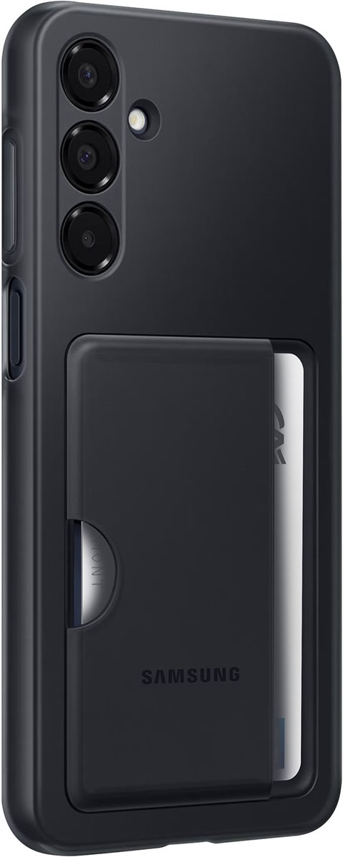 Samsung Galaxy A16 Card Slot Back Cover Zwart