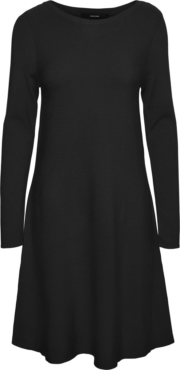 VERO MODA - VMNANCY LS BOATNECK DRESS GA EXC - Dames - Mini jurken